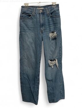 Levi's 94 Baggy Blue Distressed Jeans